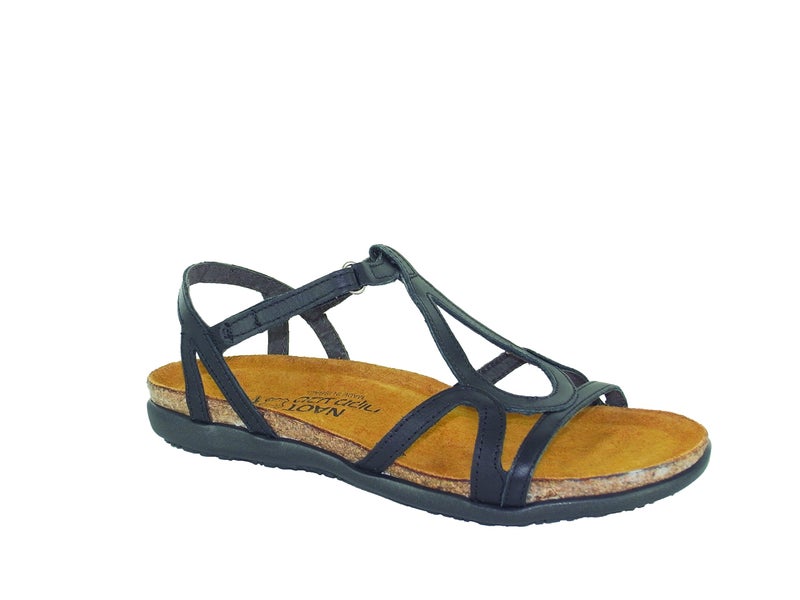 NAOT Women's Dorith Gladiator Sandal, Black Raven Leather, 38 EU/7-7.5 M US - Image 4